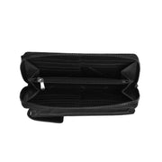 Malaga Full-Grain Leather Phone Bag نسائي - Lateral Side Profile View Showing Sleeve Cut &amp; Athletic Taper Fit