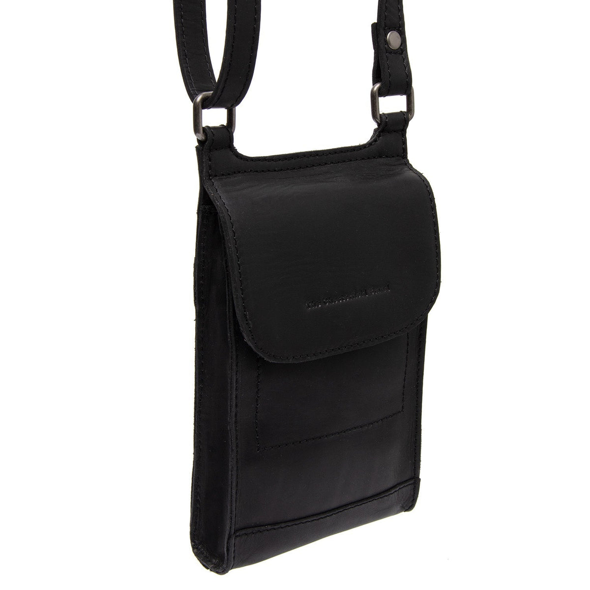 Nebra Full-Grain Leather Phone Bag نسائي in Classic 100% Full-Grain Leather - Front Profile View &amp; Tailored Silhouette | Buy Online
