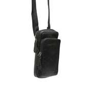 Valdes Full-Grain Leather Phone Bag نسائي in Classic 100% Full-Grain Leather - Front Profile View &amp; Tailored Silhouette | Buy Online