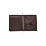 Styled Fit Perspective of Leather Portfolio Moreton نسائي on Model - Natural Daylight Drape