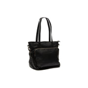 Alicante Full-Grain Leather Shopper نسائي in Classic 100% Full-Grain Leather - Full Exterior Front Profile View | Buy Online