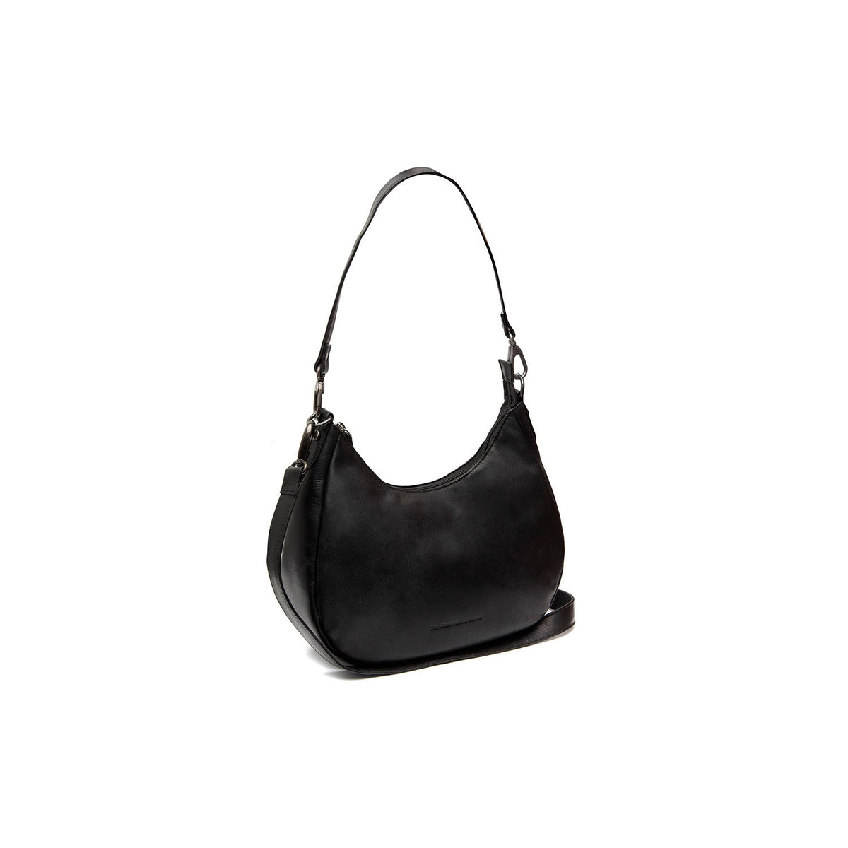 Alexandria Full-Grain Leather Shoulder Bag نسائي in Classic 100% Full-Grain Leather - Full Exterior Front Profile View | Buy Online