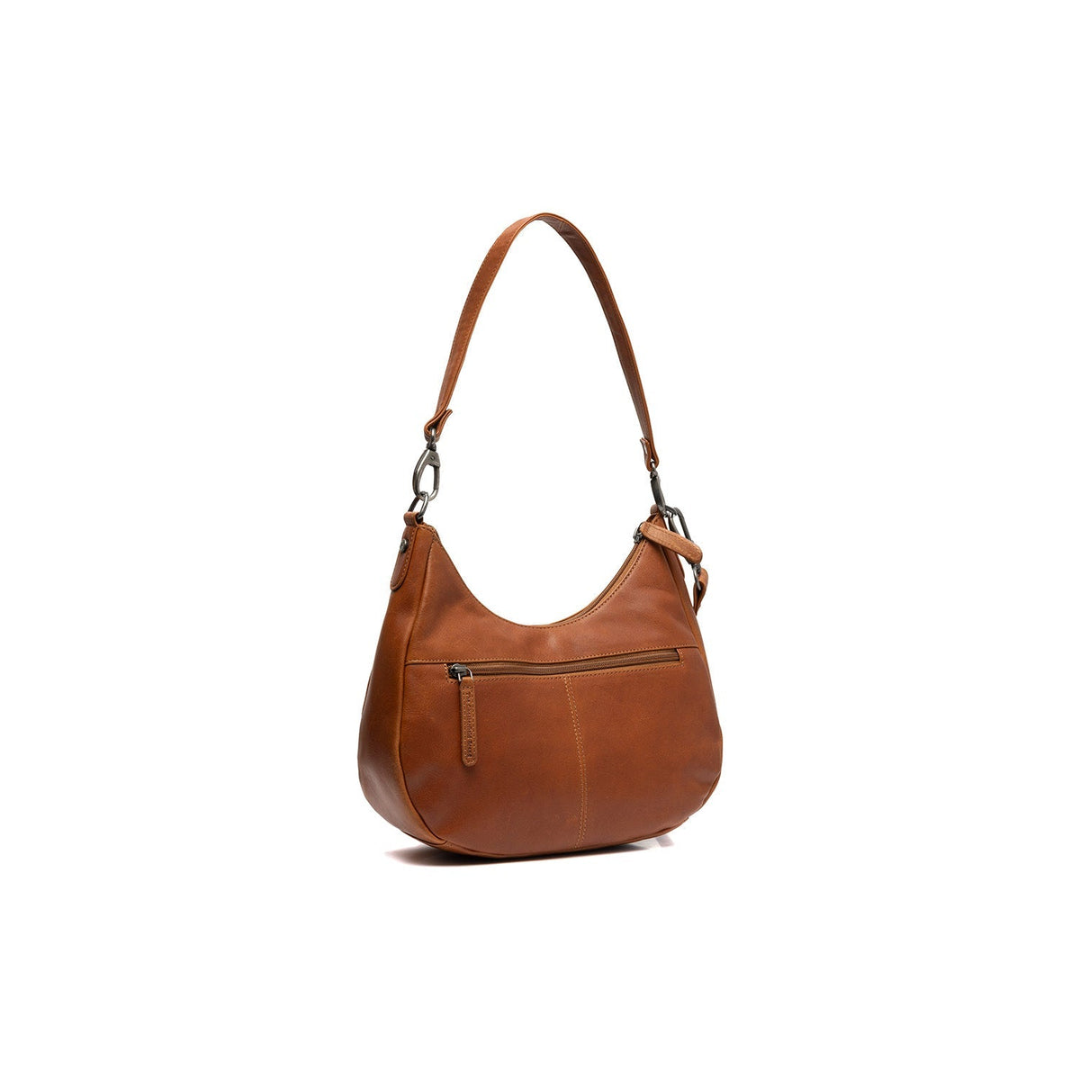 Cognac Leather Shoulder Bag Alexandria, detail view 6