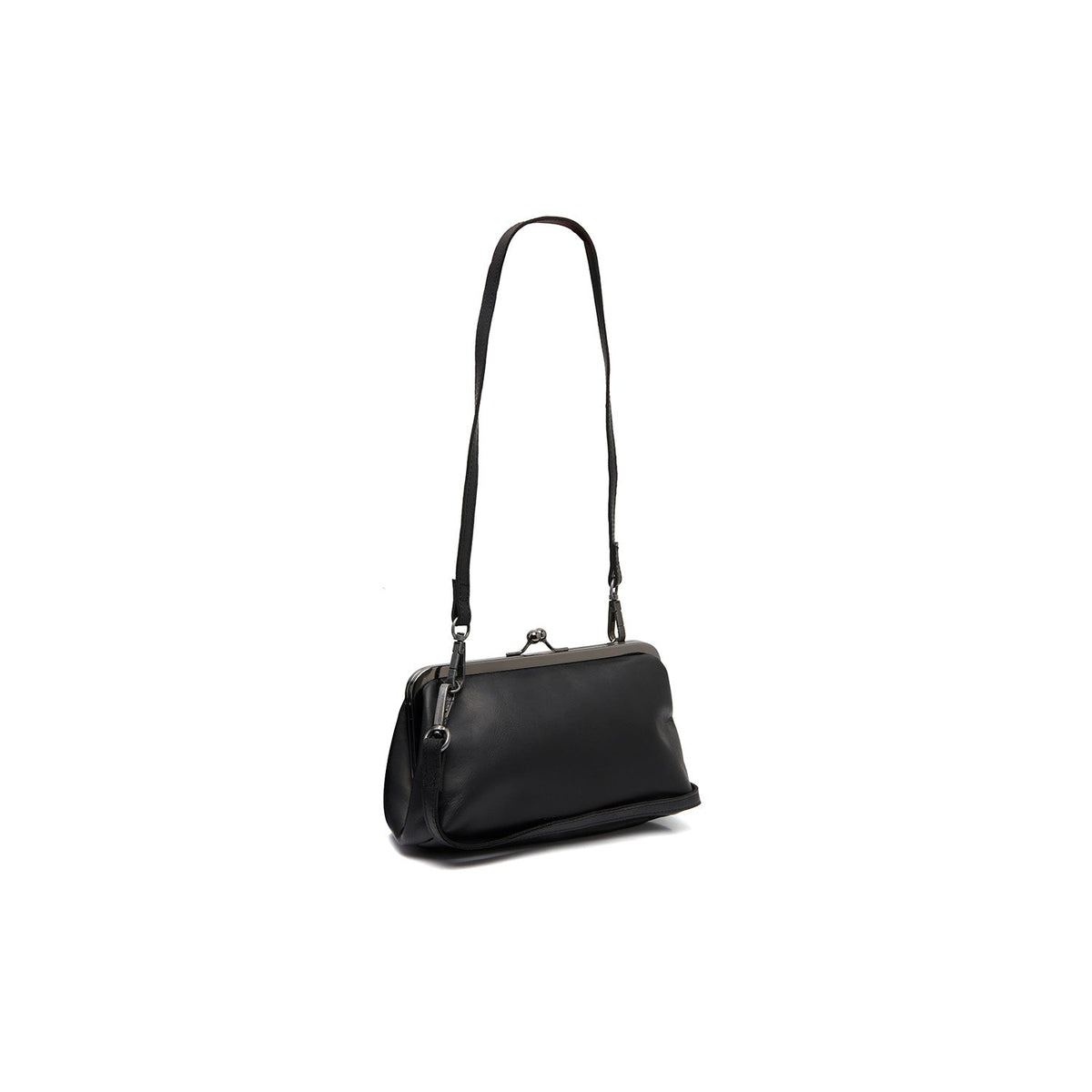 Andrade Full-Grain Leather Shoulder Bag نسائي in Classic 100% Full-Grain Leather - Full Exterior Front Profile View | Buy Online