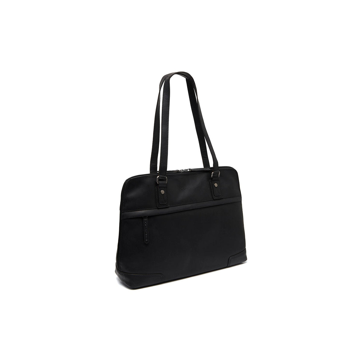 Branson Full-Grain Leather Shoulder Bag نسائي in Classic 100% Full-Grain Leather - Full Exterior Front Profile View | Buy Online
