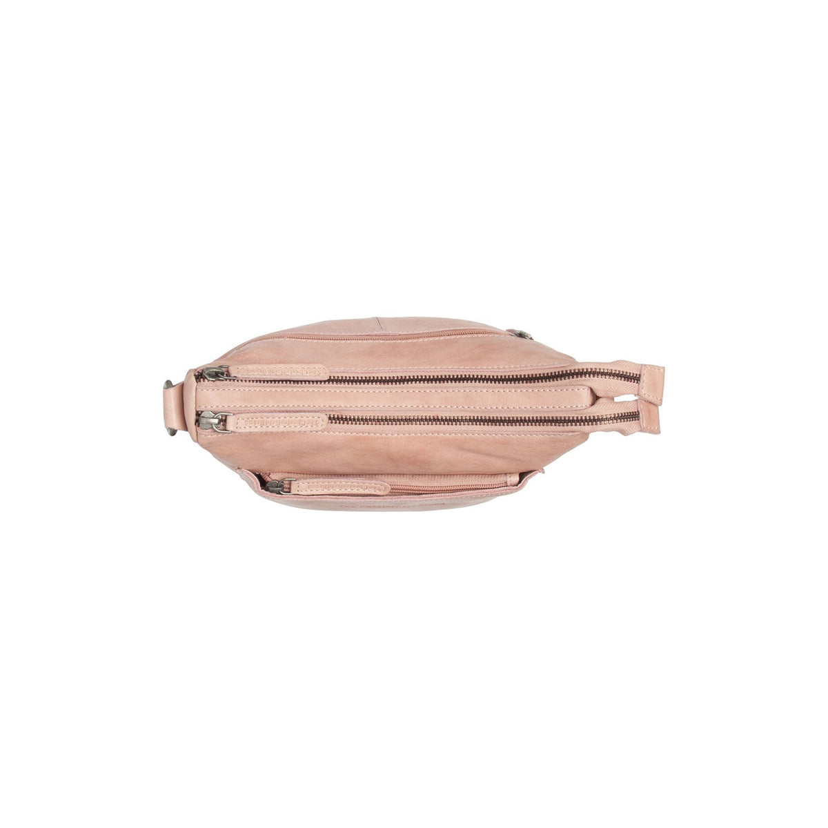 Caroline Full-Grain Leather Shoulder Bag نسائي - Structured Side Profile Showing Gusset Depth &amp; Expansion Capacity