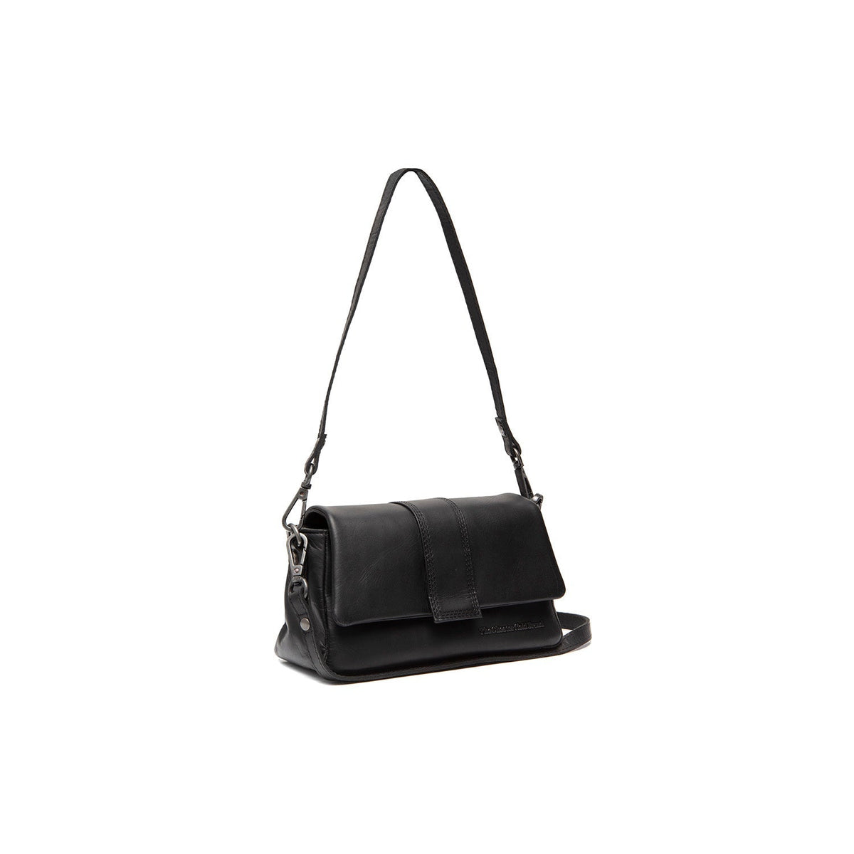 Clifden Full-Grain Leather Shoulder Bag نسائي in Classic 100% Full-Grain Leather - Full Exterior Front Profile View | Buy Online