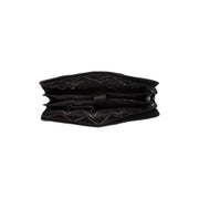 
Solid Antique Brass Hardware & Heavy-Duty Dual Zipper Detail on Fidenza حقيبة كتف جلدية