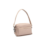 Liora Full-Grain Leather Shoulder Bag نسائي in Classic 100% Full-Grain Leather - Full Exterior Front Profile View | Buy Online