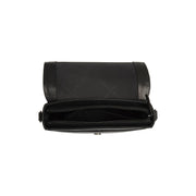 
Solid Antique Brass Hardware & Heavy-Duty Dual Zipper Detail on Lizzola حقيبة كتف جلدية