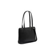 Viamonte Full-Grain Leather Shoulder Bag نسائي in Classic 100% Full-Grain Leather - Full Exterior Front Profile View | Buy Online