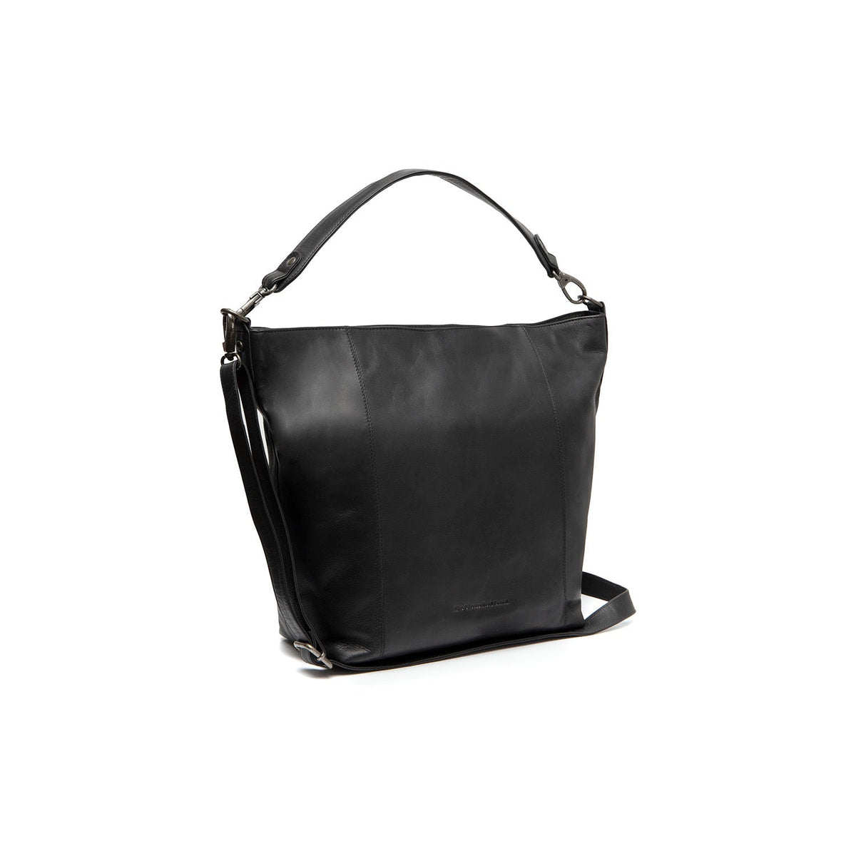 Zira Full-Grain Leather Shoulder Bag نسائي in Classic 100% Full-Grain Leather - Full Exterior Front Profile View | Buy Online