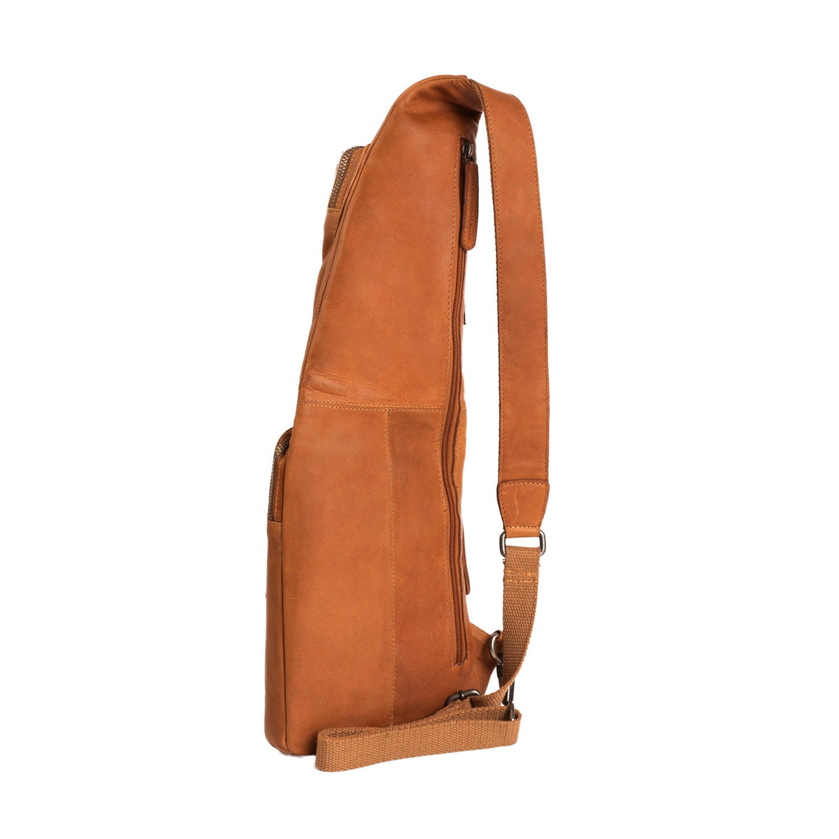 Cognac Leather Sling Bag Logan نسائي, detail view 1