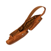 Cognac Leather Sling Bag Logan نسائي, detail view 5