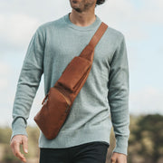 Leather Sling Bag Logan نسائي – alternate product view 2