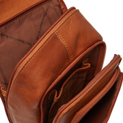 Cognac Leather Sling Bag Riga نسائي, detail view 1