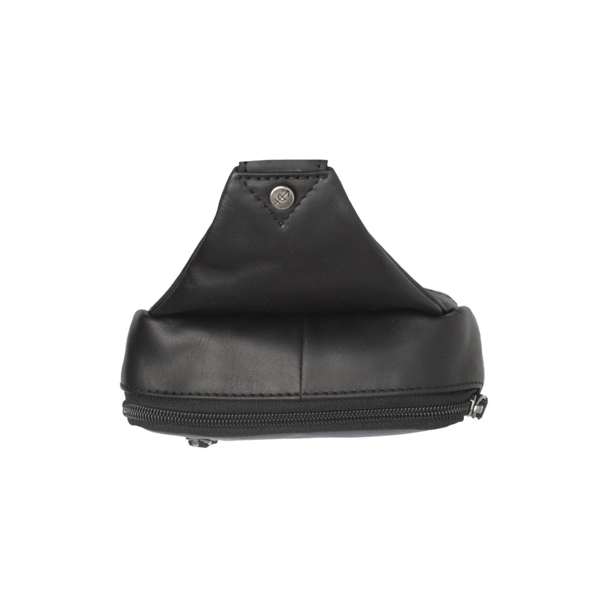Leather Sling Bag Salla نسائي - Structured Side Profile Showing Gusset Depth &amp; Expansion Capacity