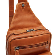 Cognac Leather Sling Bag Turelle نسائي, detail view 1
