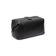 Biassa Full-Grain Leather Toiletry Bag نسائي in Classic 100% Full-Grain Leather - Front Profile View &amp; Tailored Silhouette | Buy Online