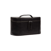 Limone Full-Grain Leather Toiletry Bag نسائي in Classic 100% Full-Grain Leather - Front Profile View &amp; Tailored Silhouette | Buy Online
