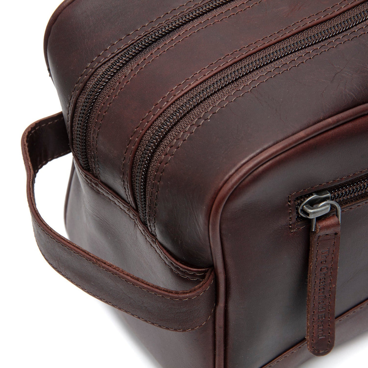 Stacey Full-Grain Leather Toiletry Bag نسائي – alternate product view 3