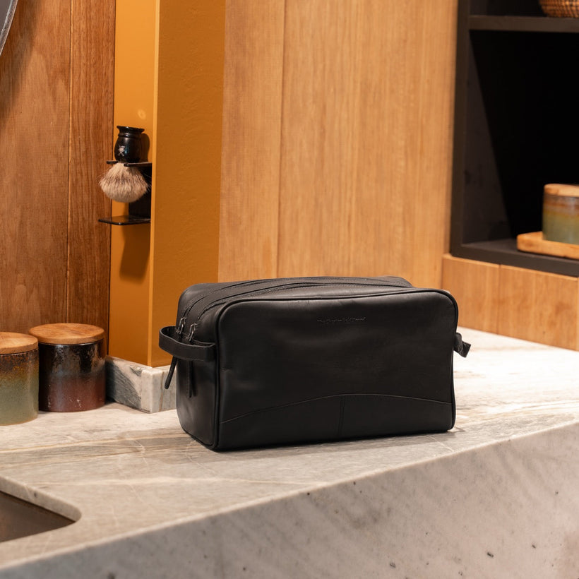Classic 100% Full-Grain leather Goods - Back View Showing Tailored Shoulder Fit & Clean Hemline