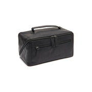 Trevia Full-Grain Leather Toiletry Bag نسائي in Classic 100% Full-Grain Leather - Front Profile View &amp; Tailored Silhouette | Buy Online