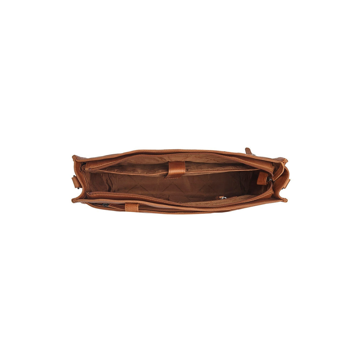 Cognac Leather Tote Bag Adana, detail view 3