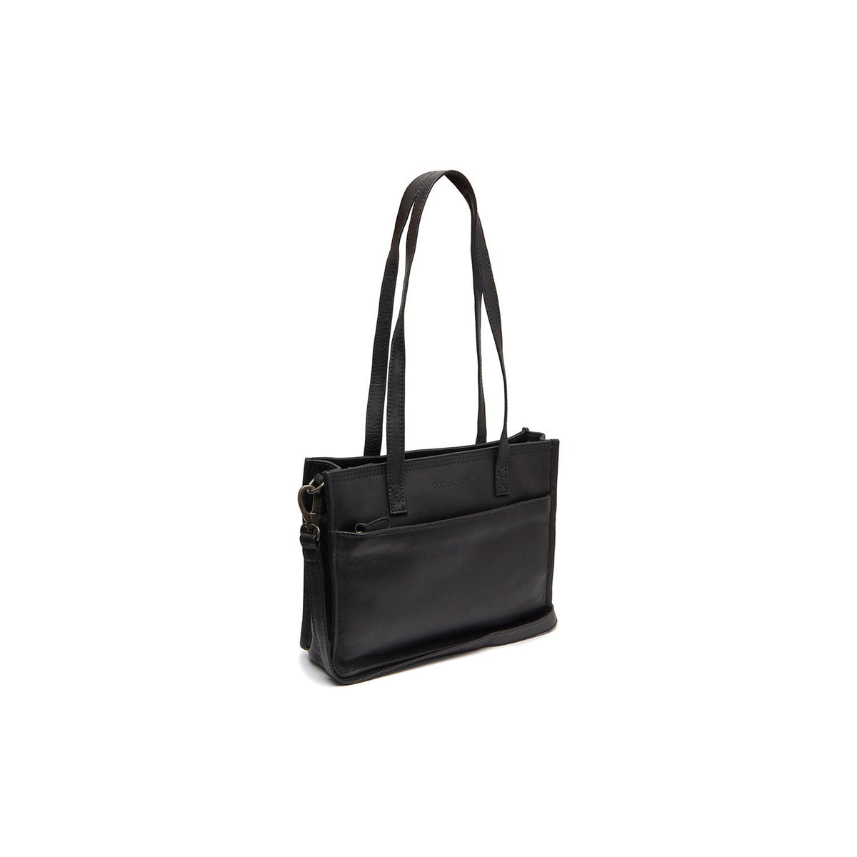 Estella Full-Grain Leather Tote Bag نسائي in Classic 100% Full-Grain Leather - Full Exterior Front Profile View | Buy Online