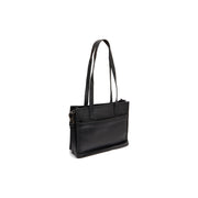 Estella Full-Grain Leather Tote Bag نسائي in Classic 100% Full-Grain Leather - Full Exterior Front Profile View | Buy Online