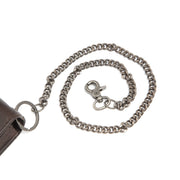 Bora Full-Grain Leather Waiter Wallet نسائي - Structured Side Profile Showing Gusset Depth &amp; Expansion Capacity