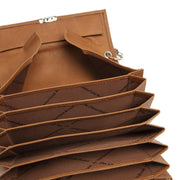 
Reinforced Leather Base with Protective Metal Studs Detail