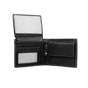 
Classic 100% Full-Grain leather Wallet - عرض خلفي يوضح أحزمة الجلد المقواة والخياطة المتقنة