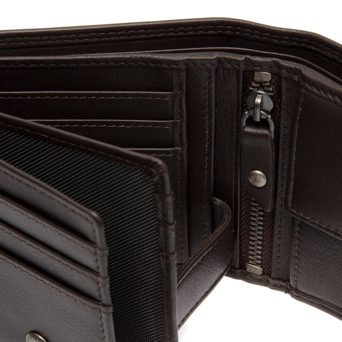 Hendrick Full-Grain Leather Wallet رجالي – alternate product view 3