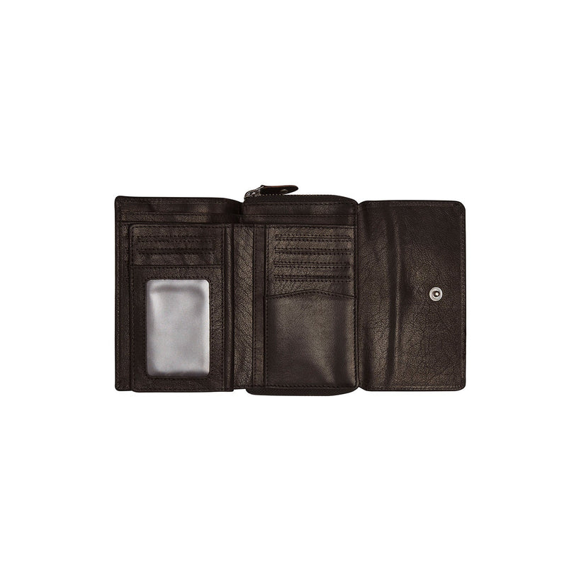 Rhodos Full-Grain Leather Wallet نسائي