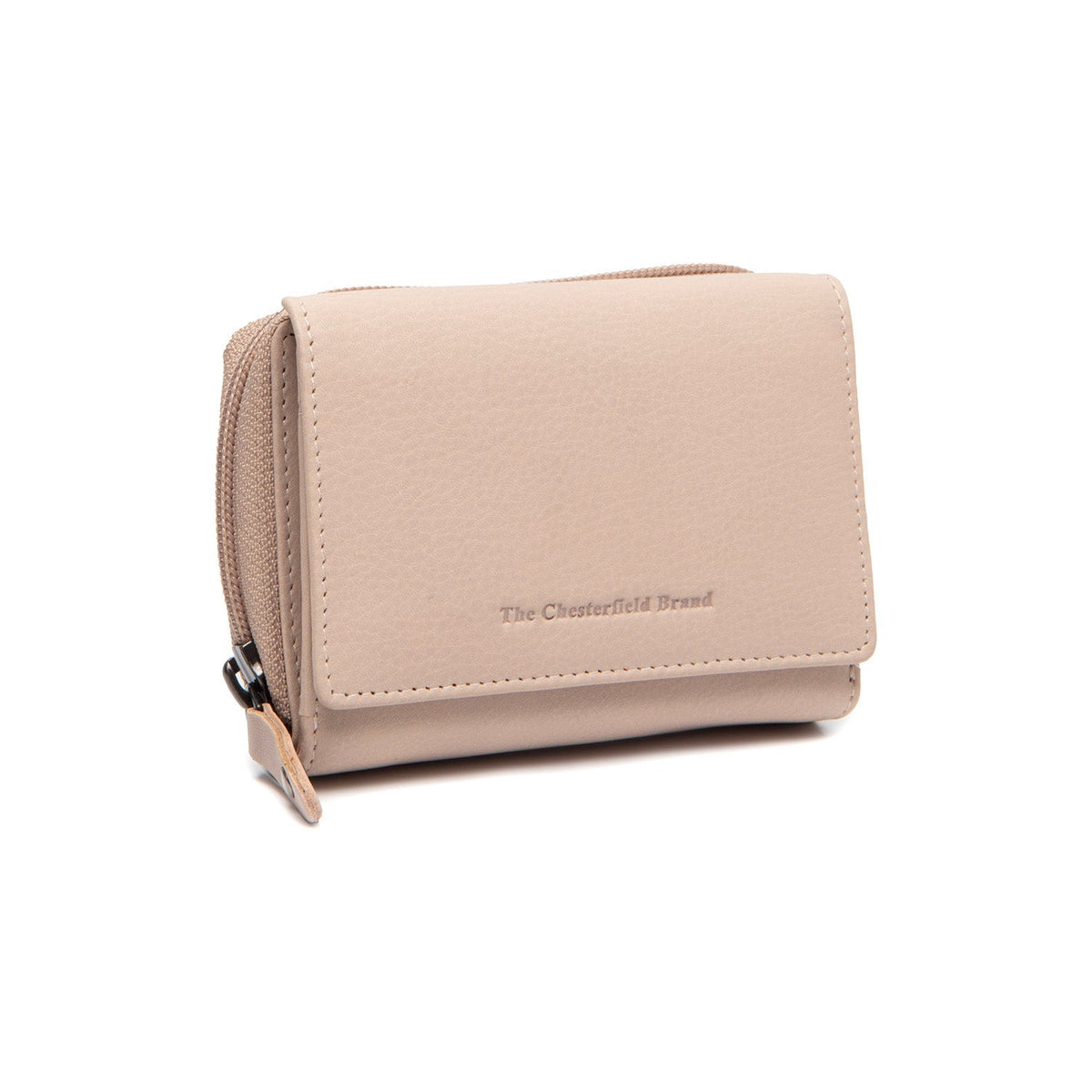 Zelan Full-Grain Leather Wallet نسائي in Classic 100% Full-Grain Leather - Full Exterior Front Profile View | Buy Online