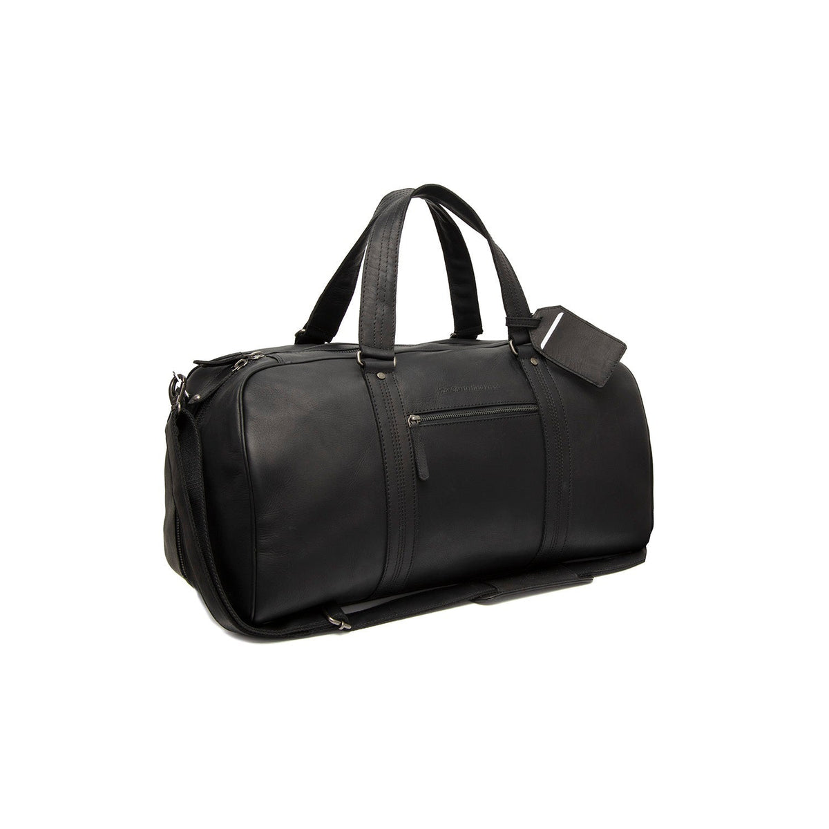 Rivaro Full-Grain Leather Weekender Bag نسائي in Classic 100% Full-Grain Leather - Full Exterior Front Profile View | Buy Online