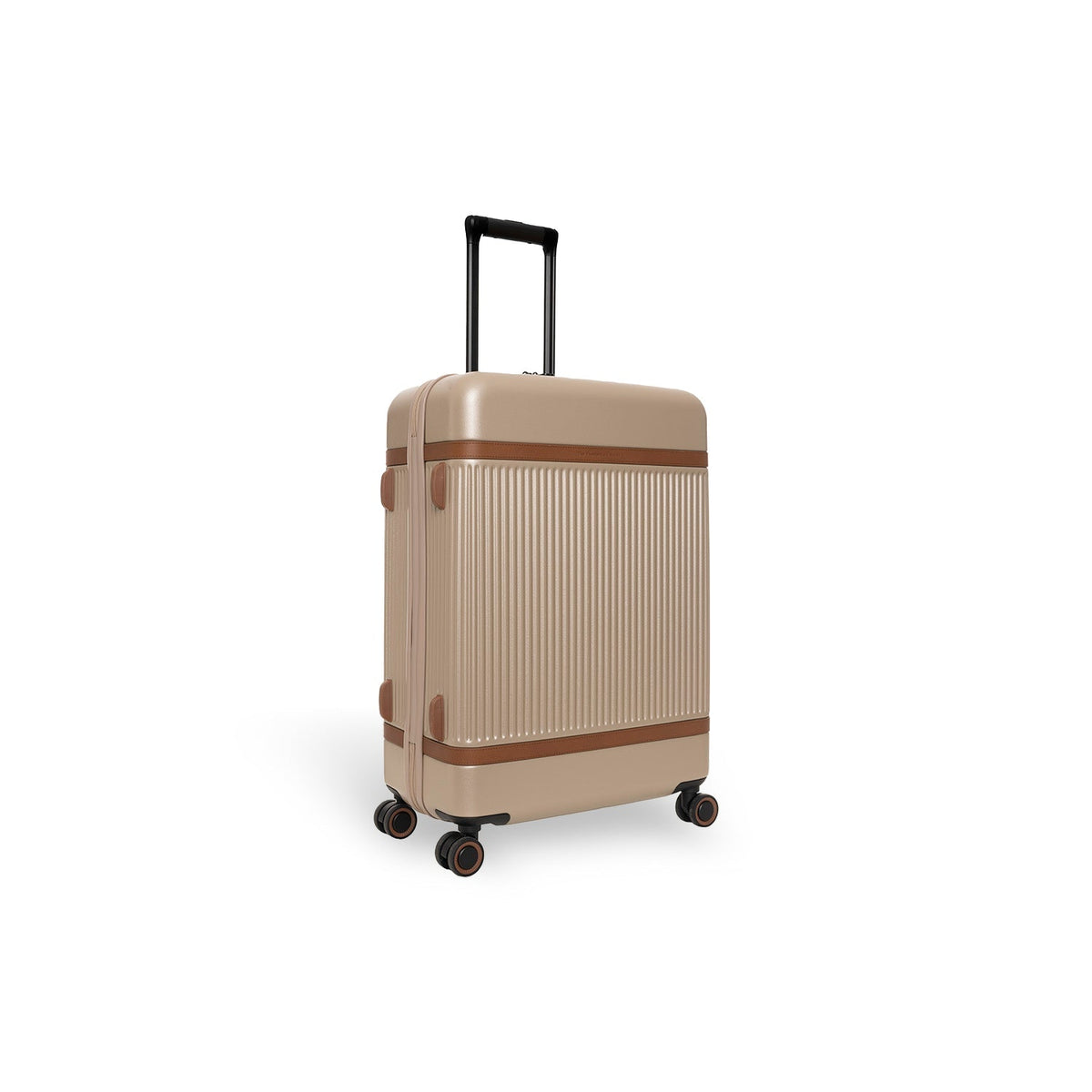 Medium Suitcase Zuna نسائي in Classic 100% Full-Grain Leather - Front Profile View &amp; Tailored Silhouette | Buy Online