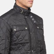 Interior View Showing Quilted Polyester Lining &amp; Dual Inside Utility Storage Pockets