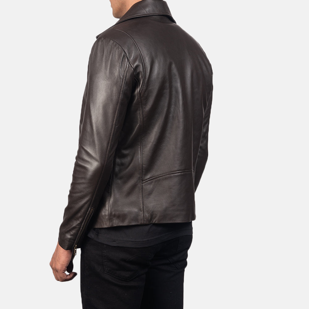 Noah جاكيت بايكر جلد رجالي – alternate product view 5