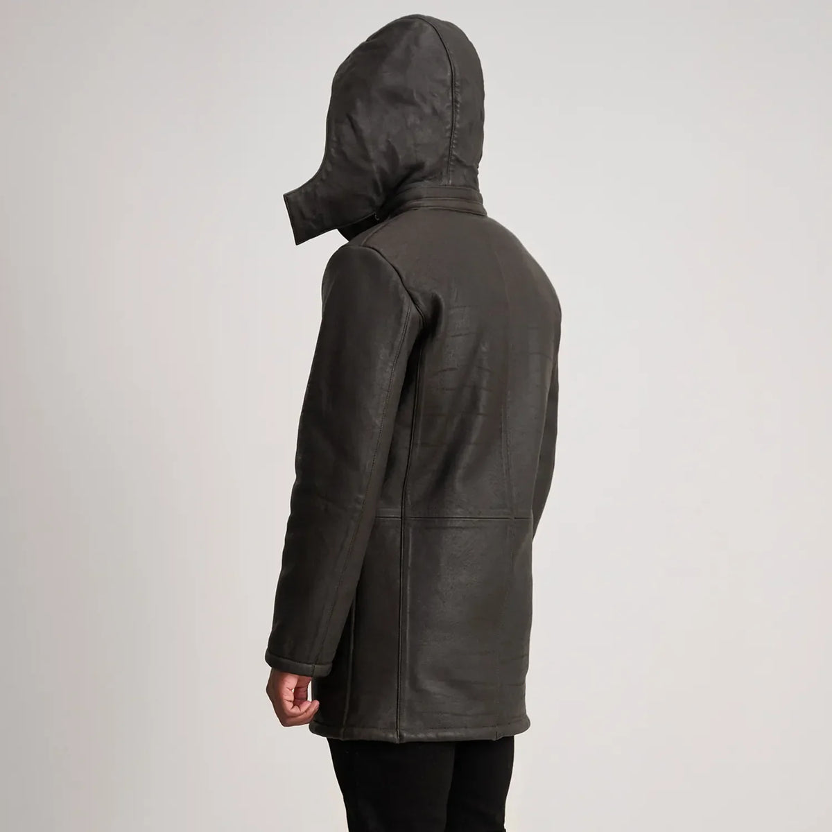 Nolan معطف جلد رجالي – alternate product view 5