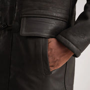 Nolan معطف جلد رجالي – alternate product view 6