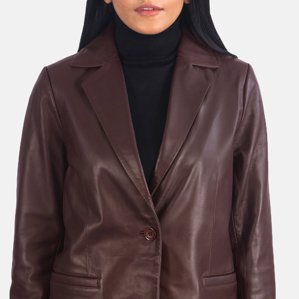 Norma بليزر جلد نسائي – alternate product view 6