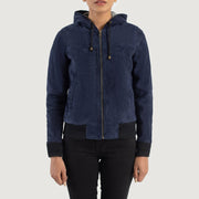 
Rebella Hooded جاكيت بومبر جلد نسائي – alternate product view 4