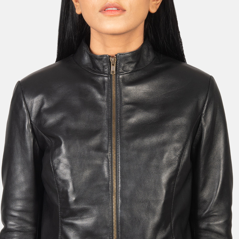 Rumella جاكيت بايكر جلد نسائي – alternate product view 6
