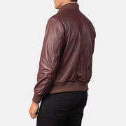 Authentic Sheepskin Leather with Semi-aniline Finish Grain Texture &amp; Heavy-Duty Seam Stitching Detail