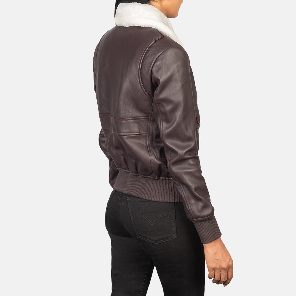 Authentic Sheepskin Leather with Semi-aniline Finish Grain Texture &amp; Heavy-Duty Seam Stitching Detail