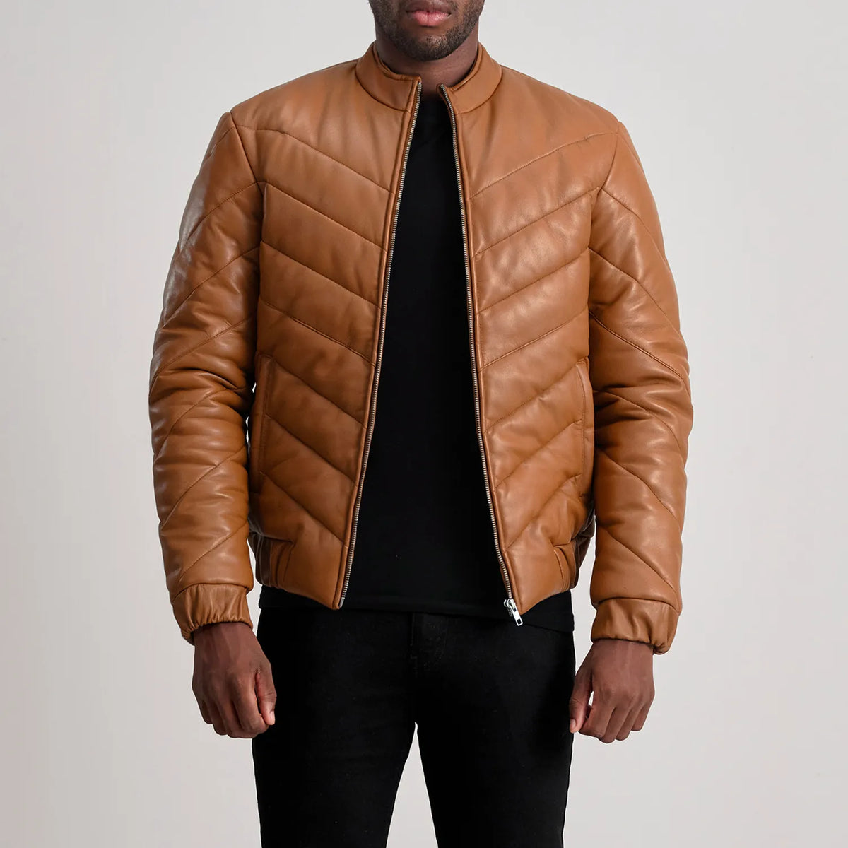 Travis جاكيت جلد رجالي – alternate product view 1