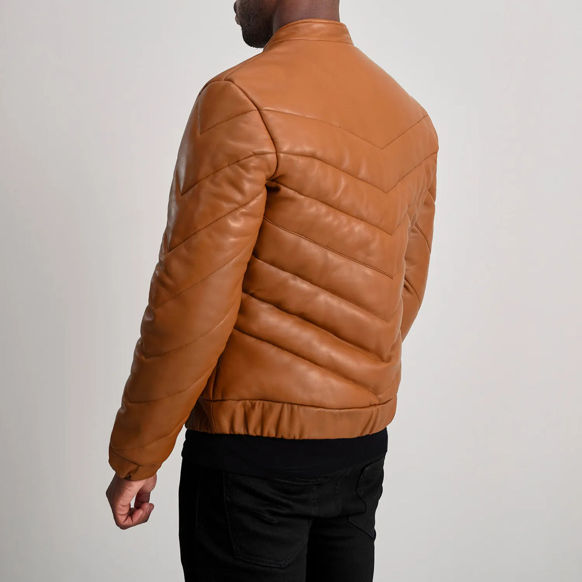 Travis جاكيت جلد رجالي – alternate product view 5