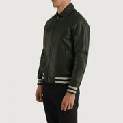Walton Varsity جاكيت جلد رجالي – alternate product view 2